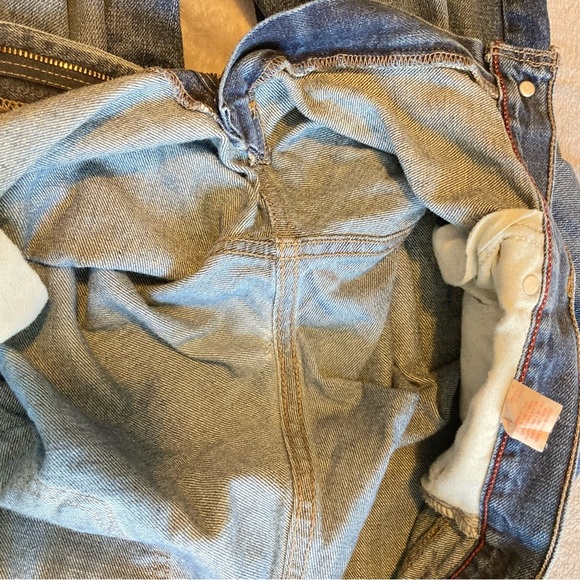 Vintage Arizona Jean Company Relaxed Fit Distressed Straight Leg Jeans | 38 X 30 - Picture 5 of 12